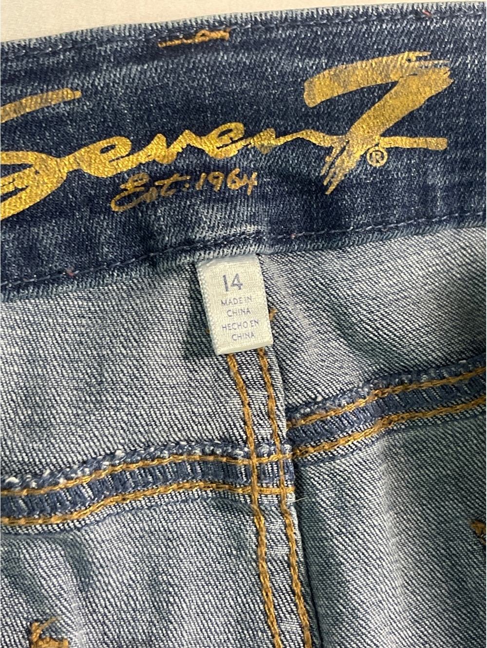 Women’s Size 14 Seven7 High Rise Cuffed Skinny Jeans - Picture 4 of 6